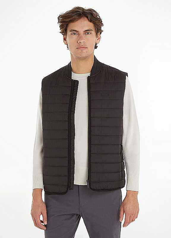 Calvin Klein Quilted Gilet - Black - Size XL on Productcaster.