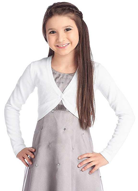 CFL Kids Knitted Bolero - White - Size 10Y/11Y on Productcaster.