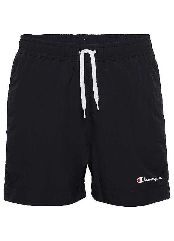 Champion Kids Logo Print Swim Shorts - Marine - Size S on Productcaster.