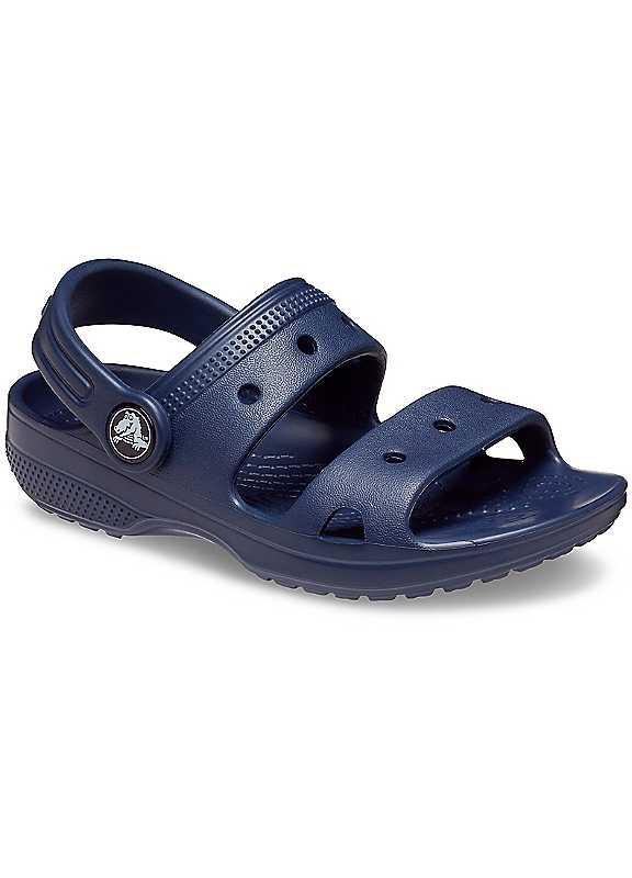 Crocs Kids Blue Classic Sandals - Size 8 on Productcaster.