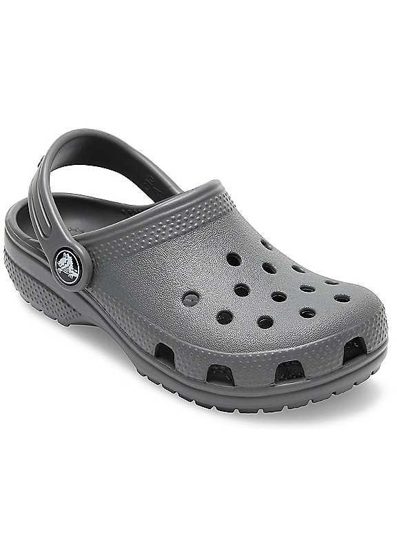 Crocs Toddler Grey Classic Clogs - Size 10 on Productcaster.