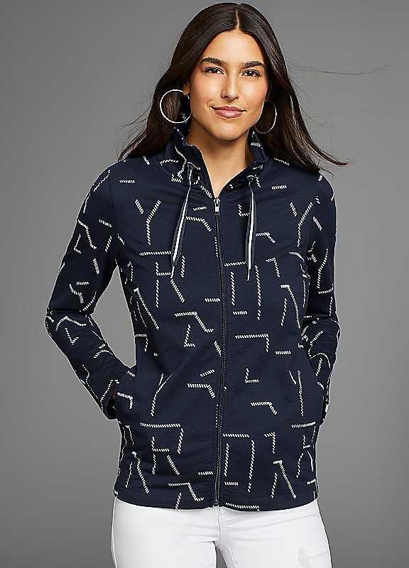 DELMAO Sweatshirt - Navy Print - Size 6/8 on Productcaster.