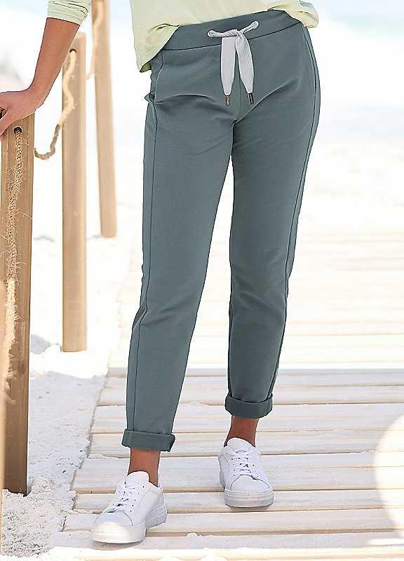 Plus Size Elbsand Straight Leg Sweatpants - Petrol - Size XL on Productcaster.