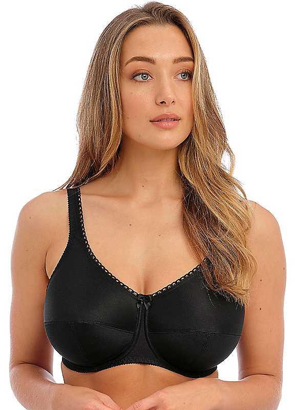 Plus Size Fantasie Speciality Smooth Cup Underwired Bra - Black - Size 40G on Productcaster.