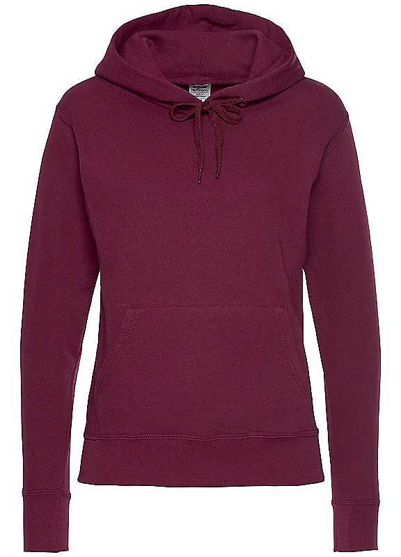 Plus Size Fruit of the Loom Hoodie - Burgundy - Size M on Productcaster.