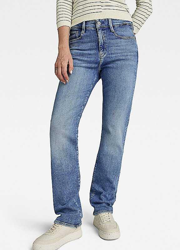 G-Star RAW Straight Fit Jeans - Denim - Size 27R on Productcaster.