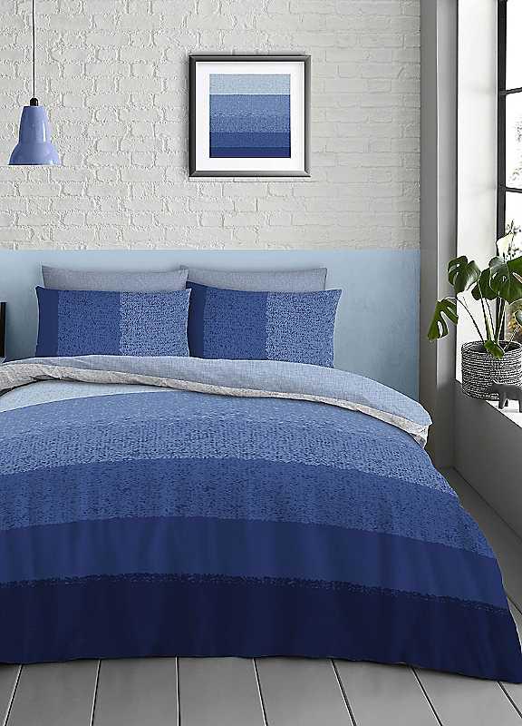 Gaveno Cavailia Kingsley Duvet Cover Set - Blue - Size Single on Productcaster.