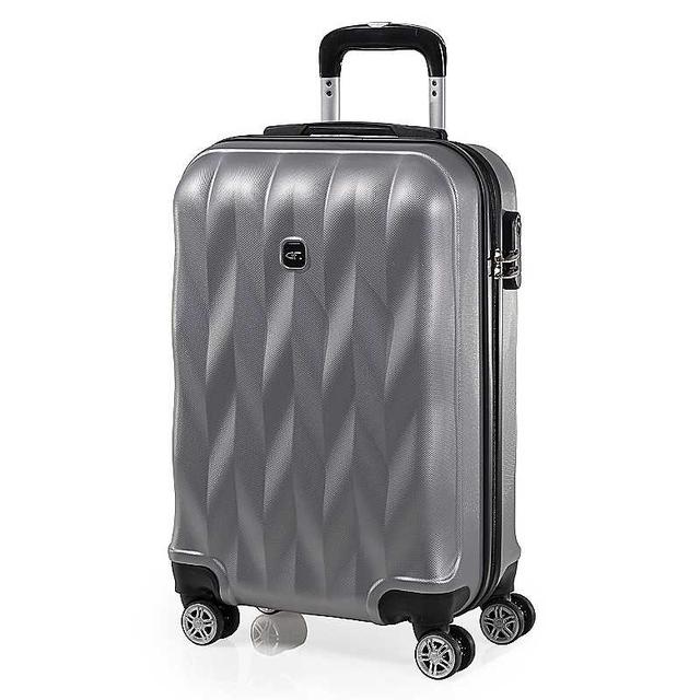 Gino Ferrari GFL Small Suitcase - Silver - Size Silver Coloured on Productcaster.