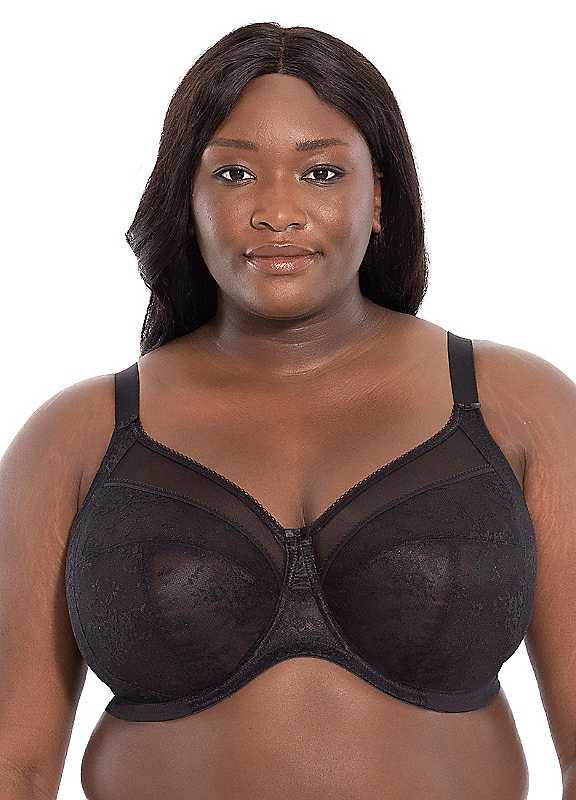 Plus Size Goddess Verity Underwired Full Cup Bra - Black - Size 46F on Productcaster.