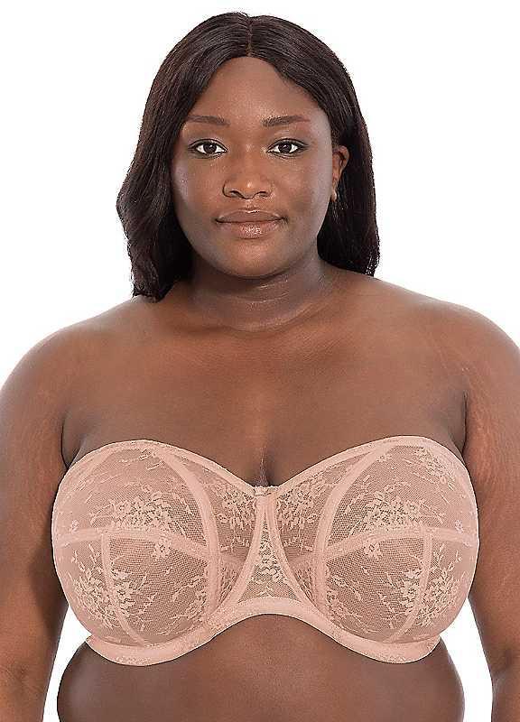 Plus Size Goddess Verity Underwired Strapless Bra - Fawn - Size 36E on Productcaster.