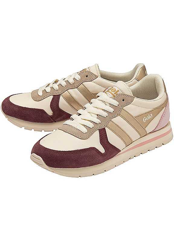 Gola Daytona Quadrant Trainers - Gold - Size 7 on Productcaster.