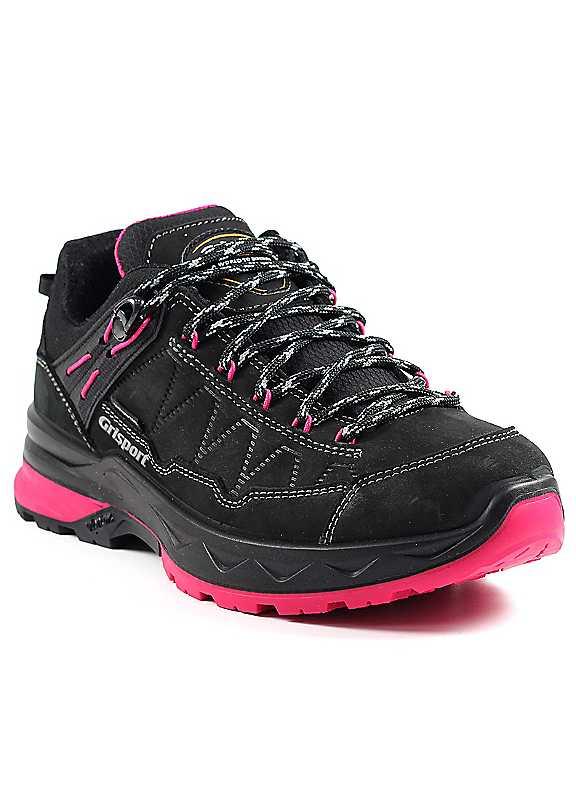 Grisport Ladies Bodmin Black Walking Shoes - Size 40 on Productcaster.