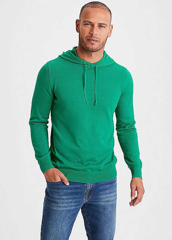 H.I.S Hoodie - Green - Size M on Productcaster.