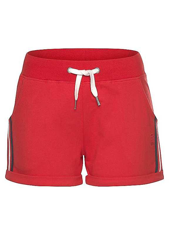 H.I.S Stripe Shorts - RED - Size 10/12 on Productcaster.