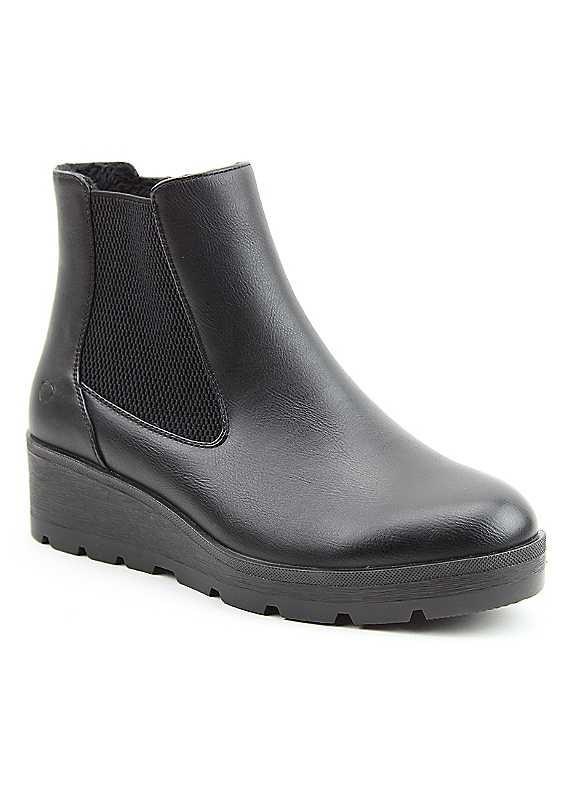 Heavenly Feet Black Ottavia Boots - Size 7 on Productcaster.