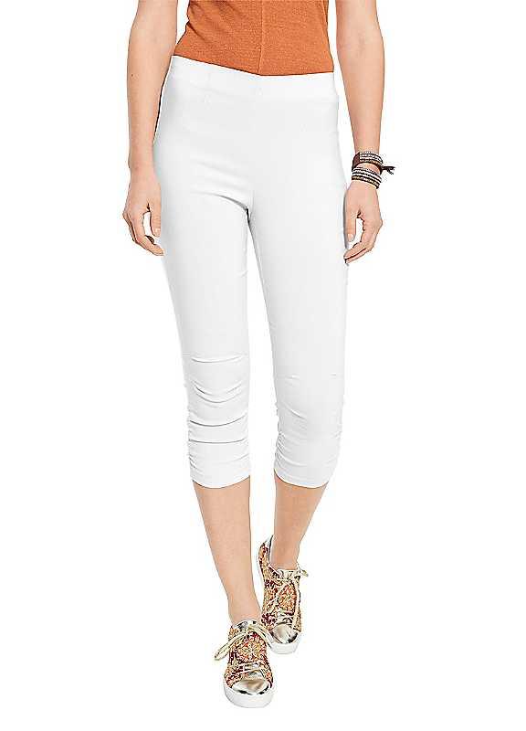 Heine Capri Trousers - White - Size 10 on Productcaster.