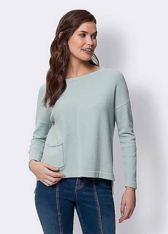 Heine Round Neck Jumper - Chalky Mint - Size 14/16 on Productcaster.