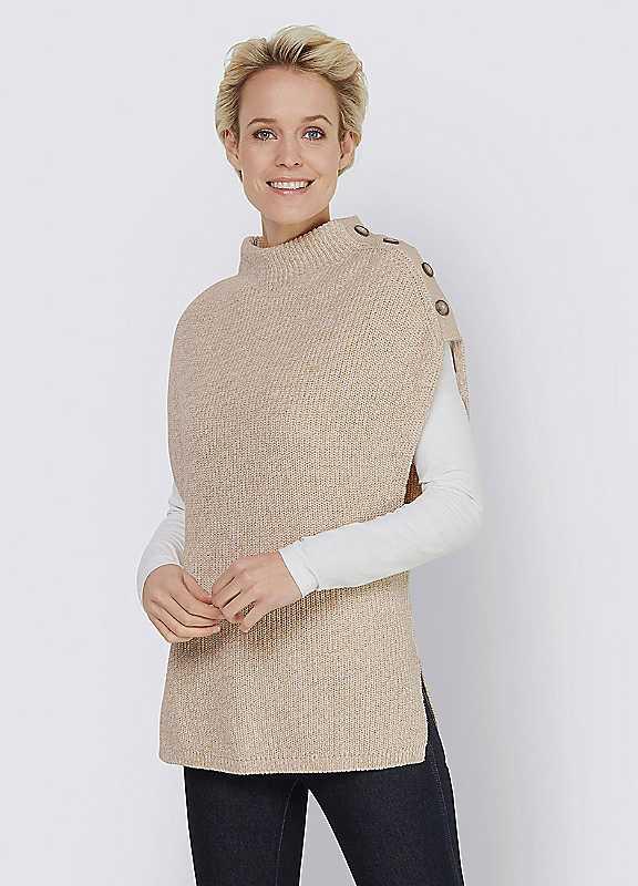 Heine Sleeveless Jumper - Sand - Size 10 on Productcaster.