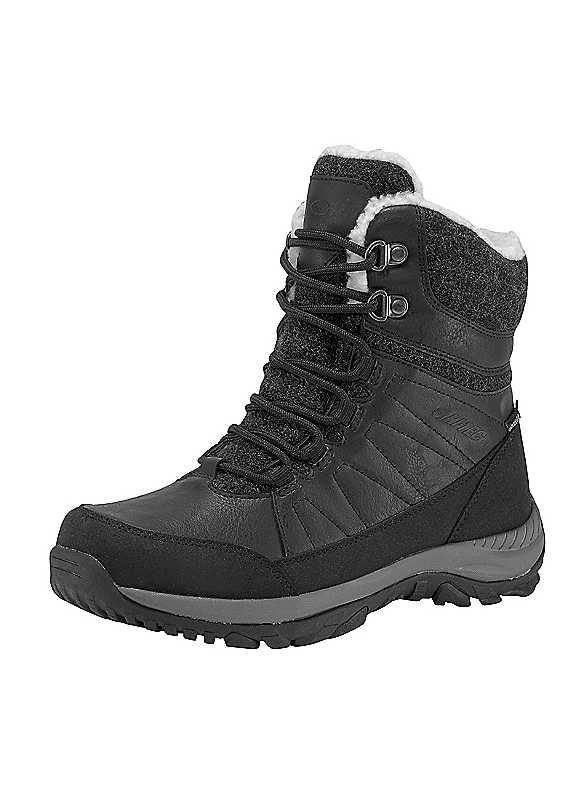 Hi-Tec Waterproof Winter Boots - Black - Size 4 on Productcaster.