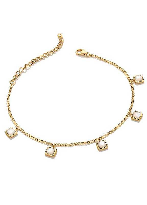 Hot Diamonds X GEM Square Bracelet - Gold on Productcaster.