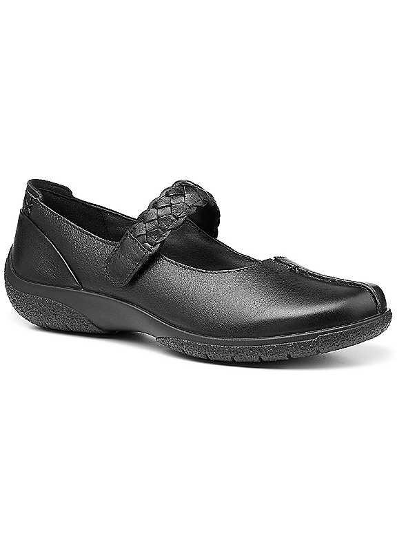 Hotter Shake II Black Casual Shoes - Size 3 on Productcaster.