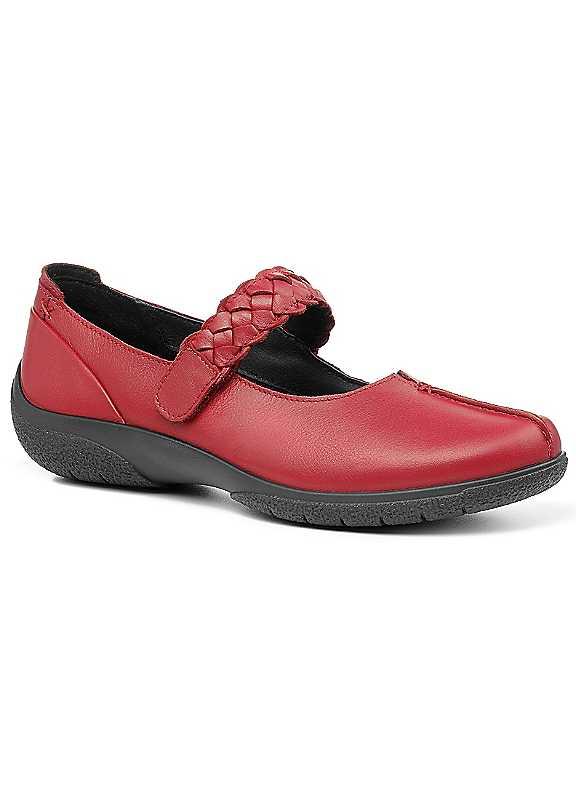 Hotter Shake II Red Casual Shoes - Size 8 on Productcaster.