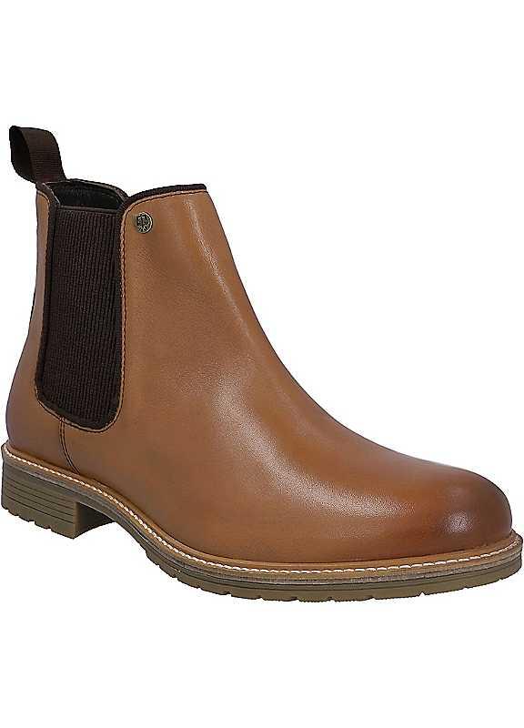 Hunter Tan Munro Dealer Boots - Size 10 on Productcaster.