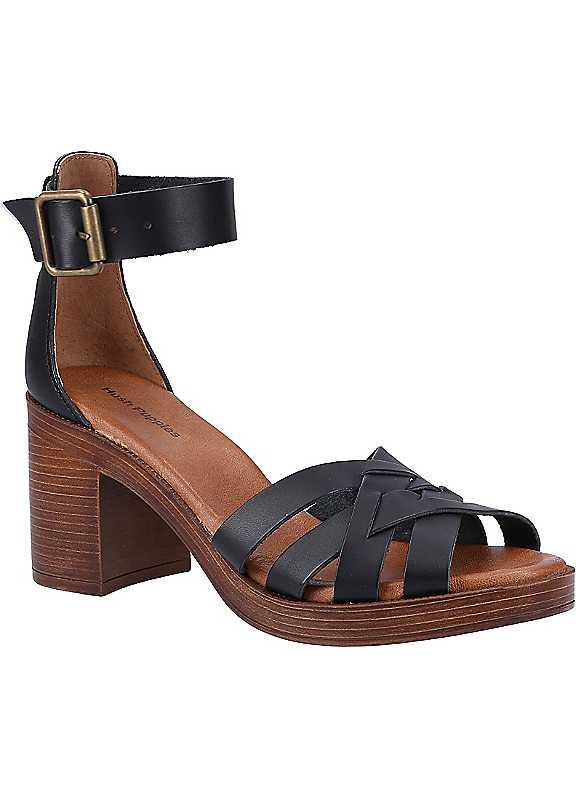 Hush Puppies Giselle Black Sandals - Size 3 on Productcaster.