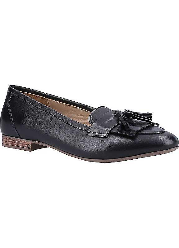 Hush Puppies Marissa Black Tassel Loafers - Size 6 on Productcaster.