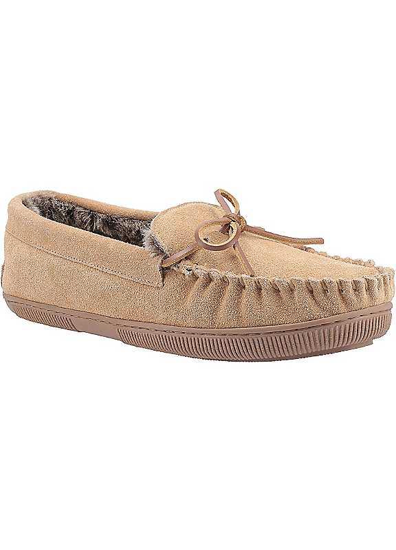 Hush Puppies Tan Ace Slippers - Size 8 on Productcaster.