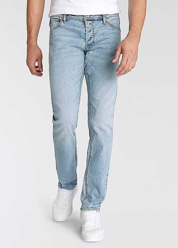 Jack & Jones Slim Fit Jeans - Blue Denim - Size 31R on Productcaster.