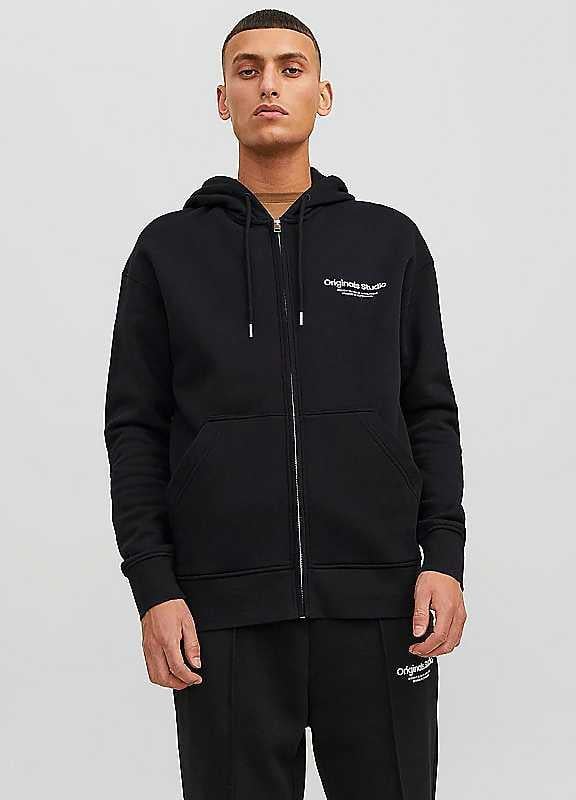 Jack & Jones Vesterbro Hoodie - Black - Size XL on Productcaster.