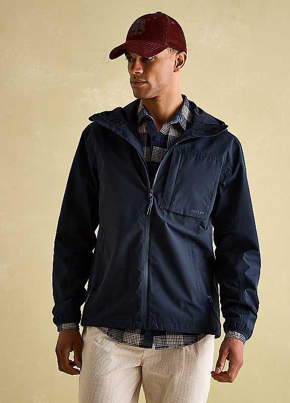 Joules Lightweight Coat - Navy - Size S on Productcaster.