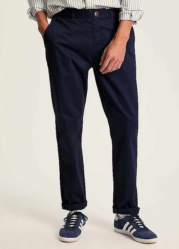 Joules Stamford Chinos - Navy - Size 34R on Productcaster.