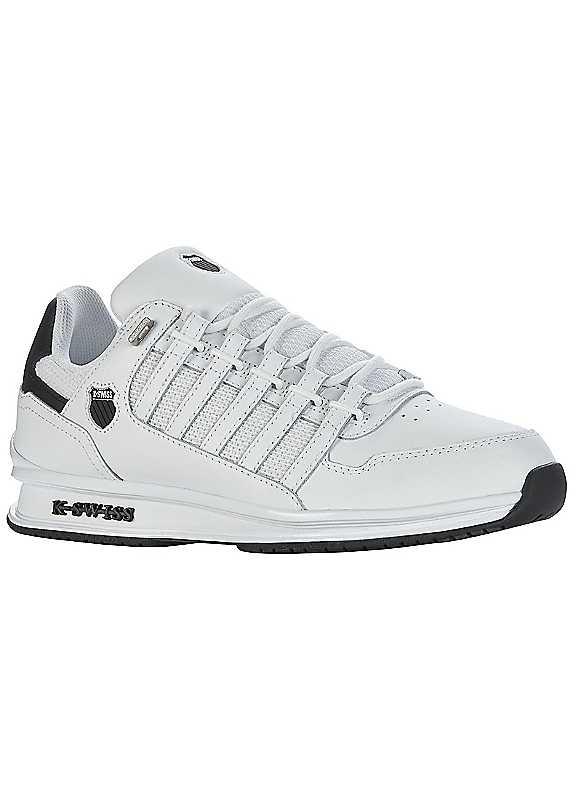 K-Swiss Rinzler GT Trainers - White/Black - Size 8 on Productcaster.