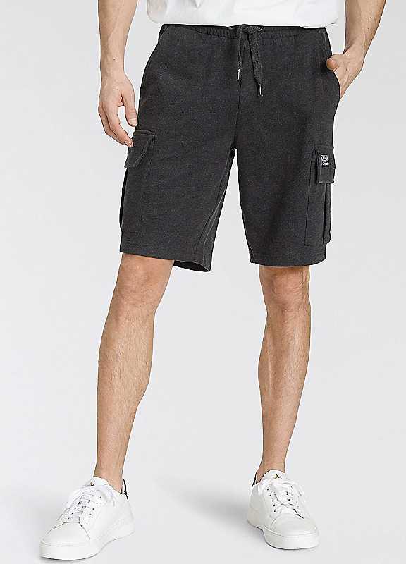 KangaROOS Bermuda Cargo Sweat Shorts - Anthracite - Size XXL on Productcaster.