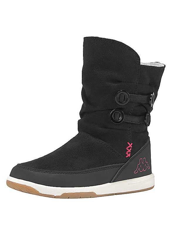 Kappa Kids Zip Winter Boots - Black - Size 10 on Productcaster.