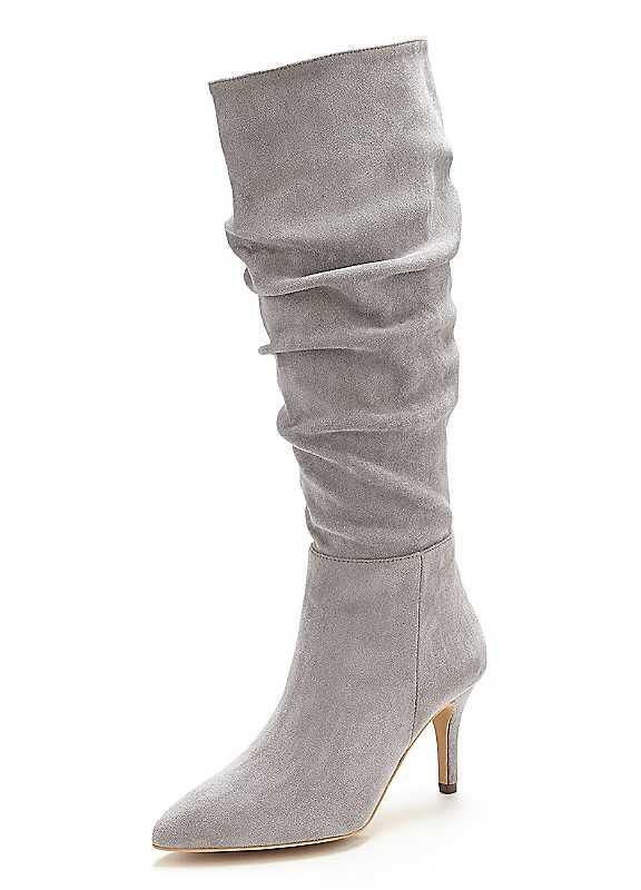 LASCANA Boots - Grey - Size 4 on Productcaster.