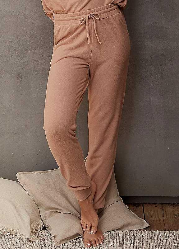 LASCANA Lounge Pants - Taupe - Size 14/16 on Productcaster.