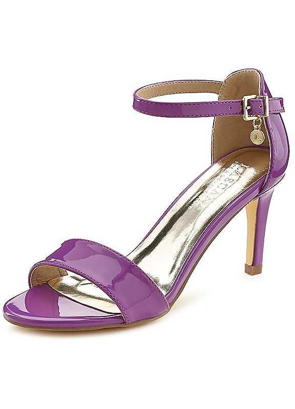 LASCANA Patent High Heels - Purple - Size 7 on Productcaster.