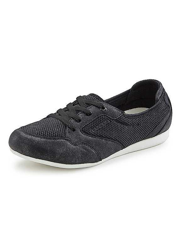 LASCANA Slip-On Trainers - Black - Size 7 on Productcaster.