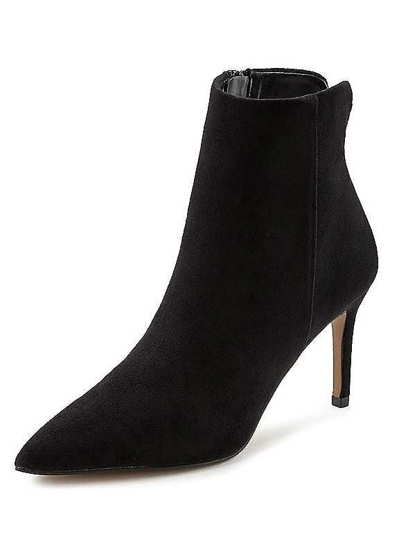 LASCANA Stiletto Ankle Boots - Black - Size 8 on Productcaster.