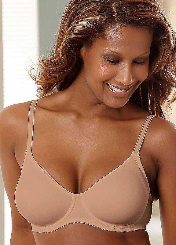 Plus Size LASCANA T-Shirt Bra - Nude - Size 40DD on Productcaster.