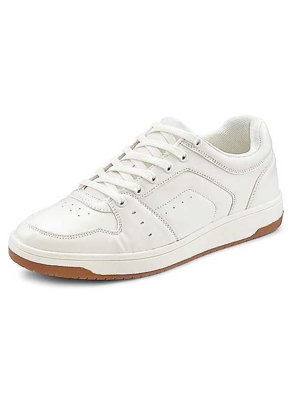 Le Jogger Lace-Up Casual Trainers - White - Size 9 on Productcaster.