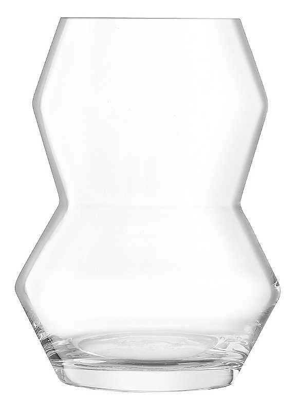 LSA Sculptured Clear Vase on Productcaster.