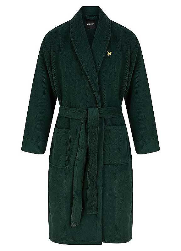 Lyle & Scott Lucas Pine Bathrobe - Multi - Size M on Productcaster.