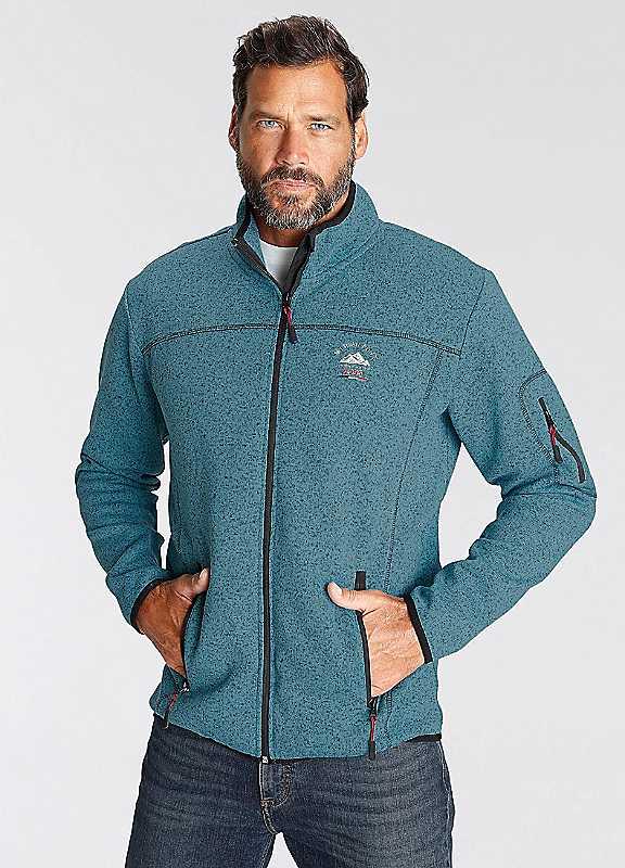 Man's World Fleece Jacket - Turquoise Marl - Size 3XL on Productcaster.