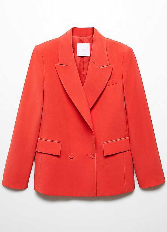 Mango Blazer Tempo - RED - Size 8/S on Productcaster.