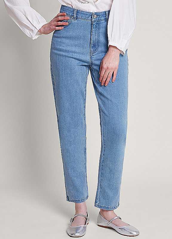 Monsoon Vera Boot-Cut Jeans - Light Blue - Size 12 on Productcaster.