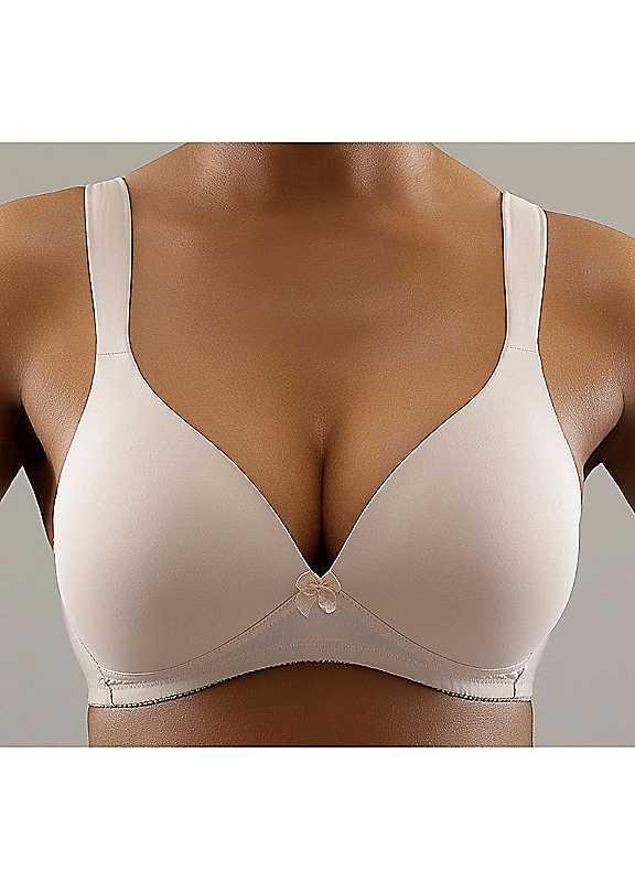 Naturana Non-Wired Soft Cup Bra - Toffee - Size 36C on Productcaster.